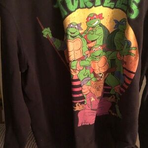 Teenage Mutant Ninja Turtles Black Graphic Sweater